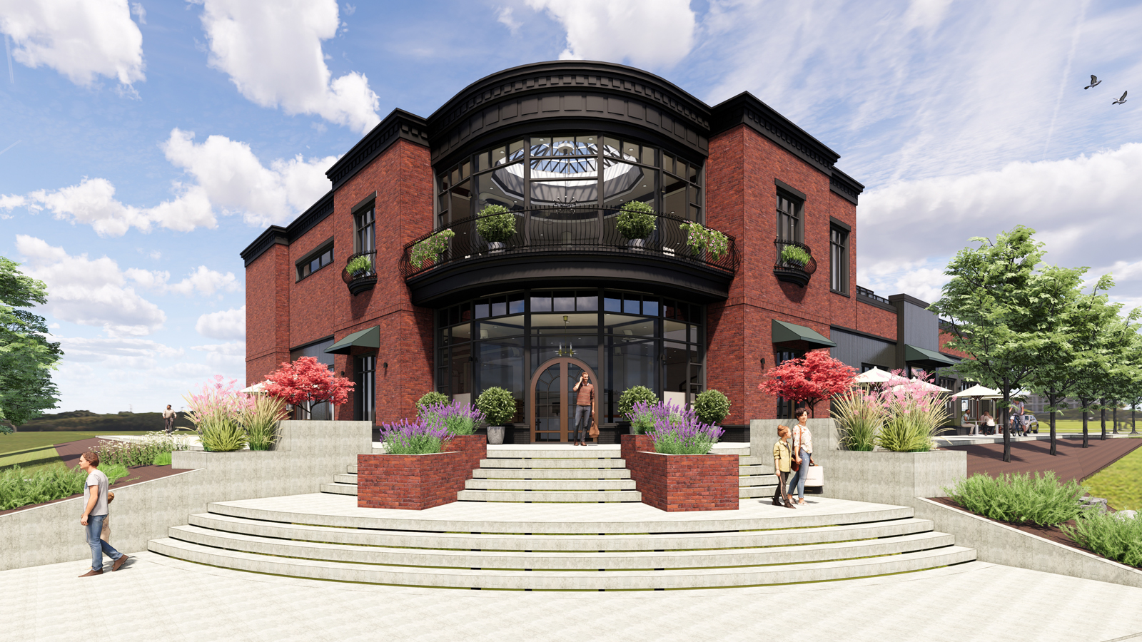 A photo rendering of the Kindred & Co. Bookstore in Post Falls, ID.